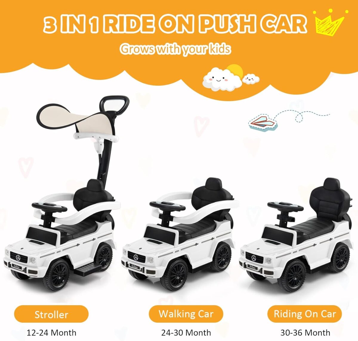 Car 3-in-1 Push On