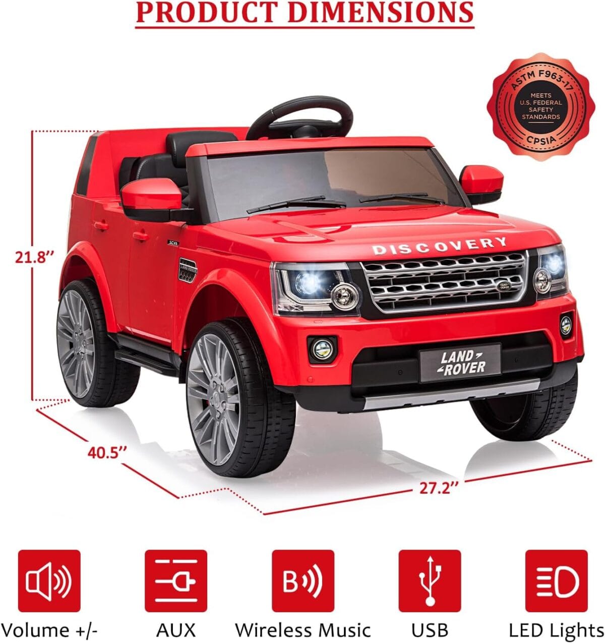 Ride On Car - Red 12v