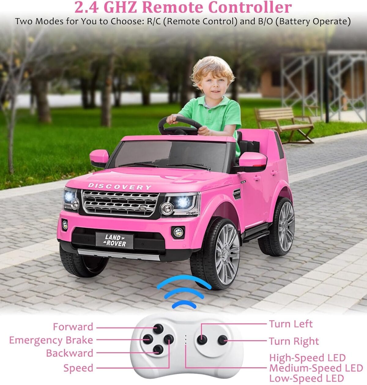 Ride On Car - Pink 12V