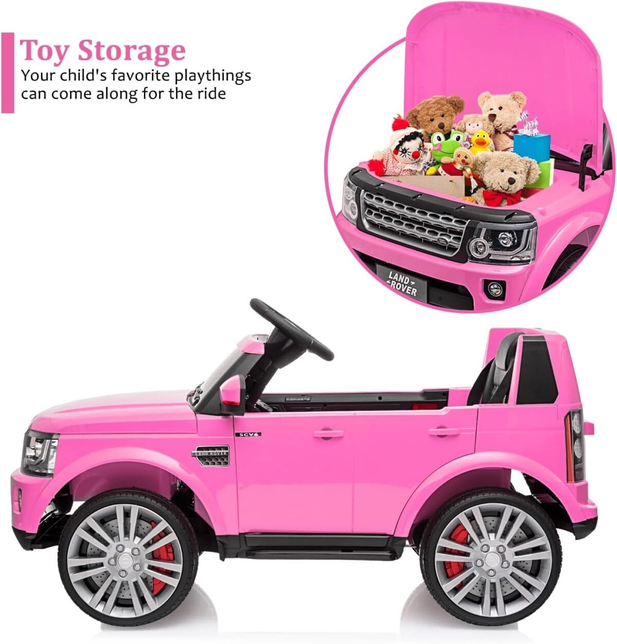 Ride On Car - Pink 12V