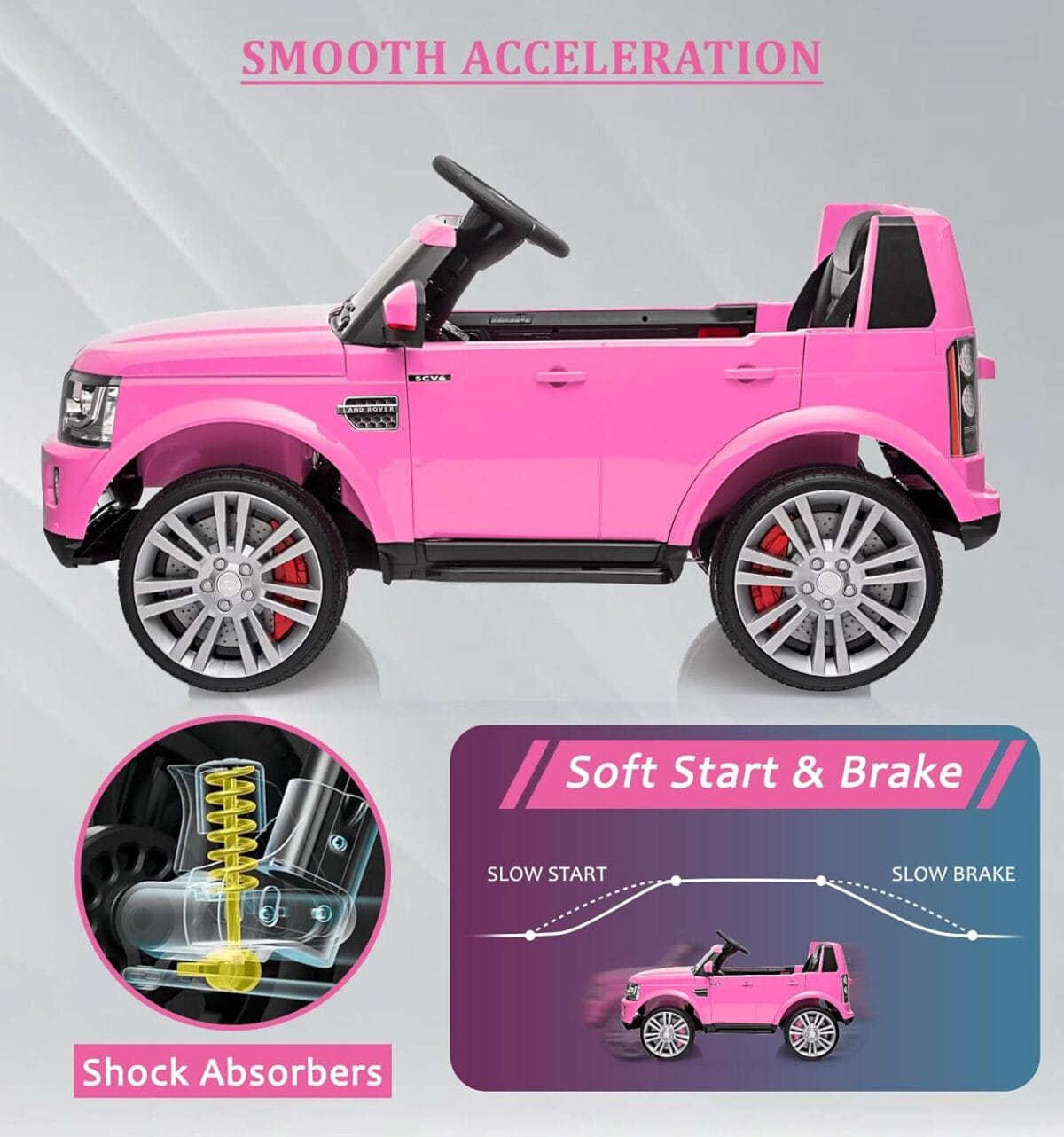 Ride On Car - Pink 12V