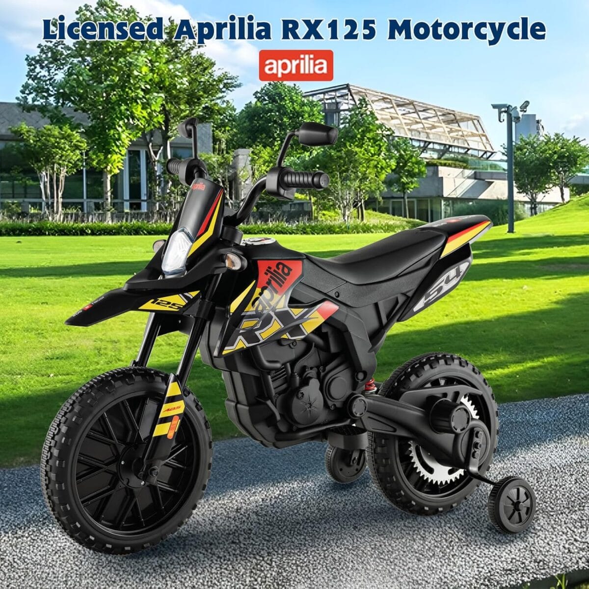 KIDS Ride On Dirt Bike 12v Green