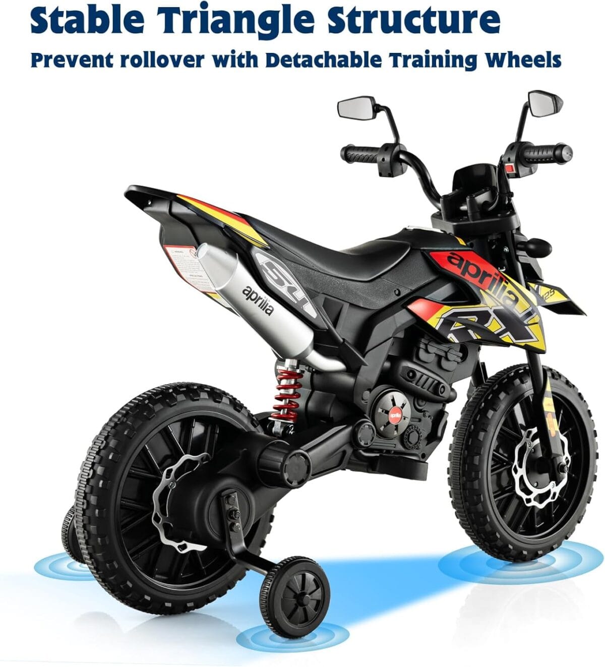 KIDS Ride On Dirt Bike 12v Green