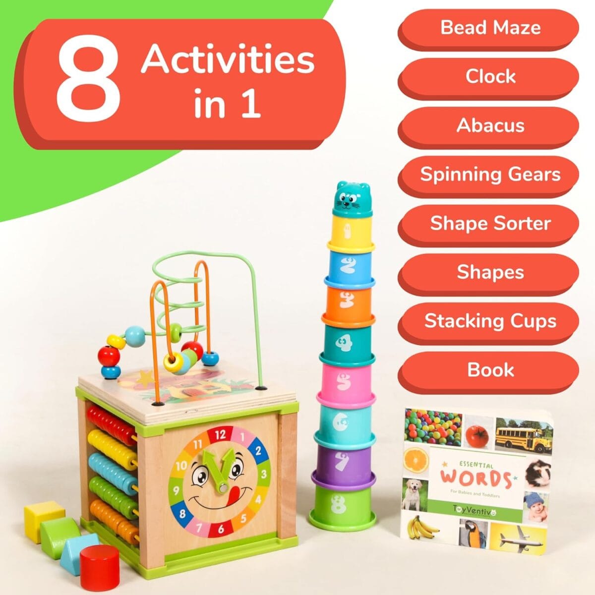 8-in-1 Montessari activity Toy