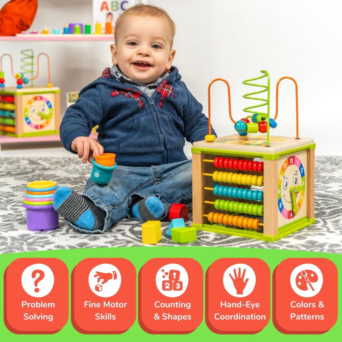 8-in-1 Montessari activity Toy
