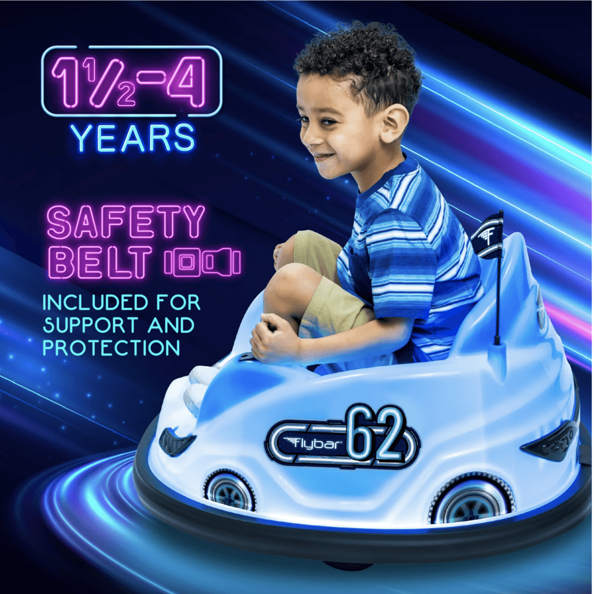 Bumper Car - 6V Blue