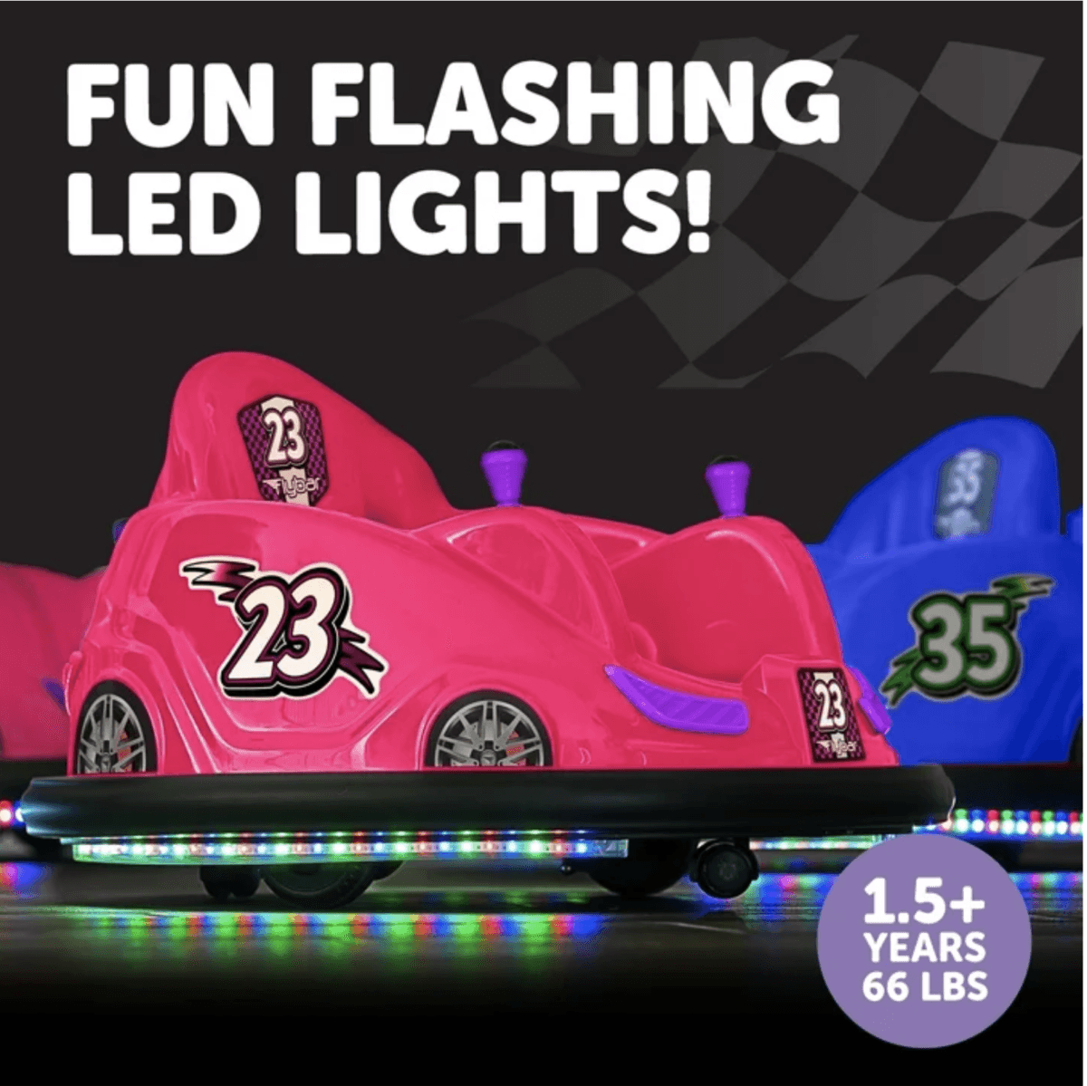 Bumper Car - 6V Pink