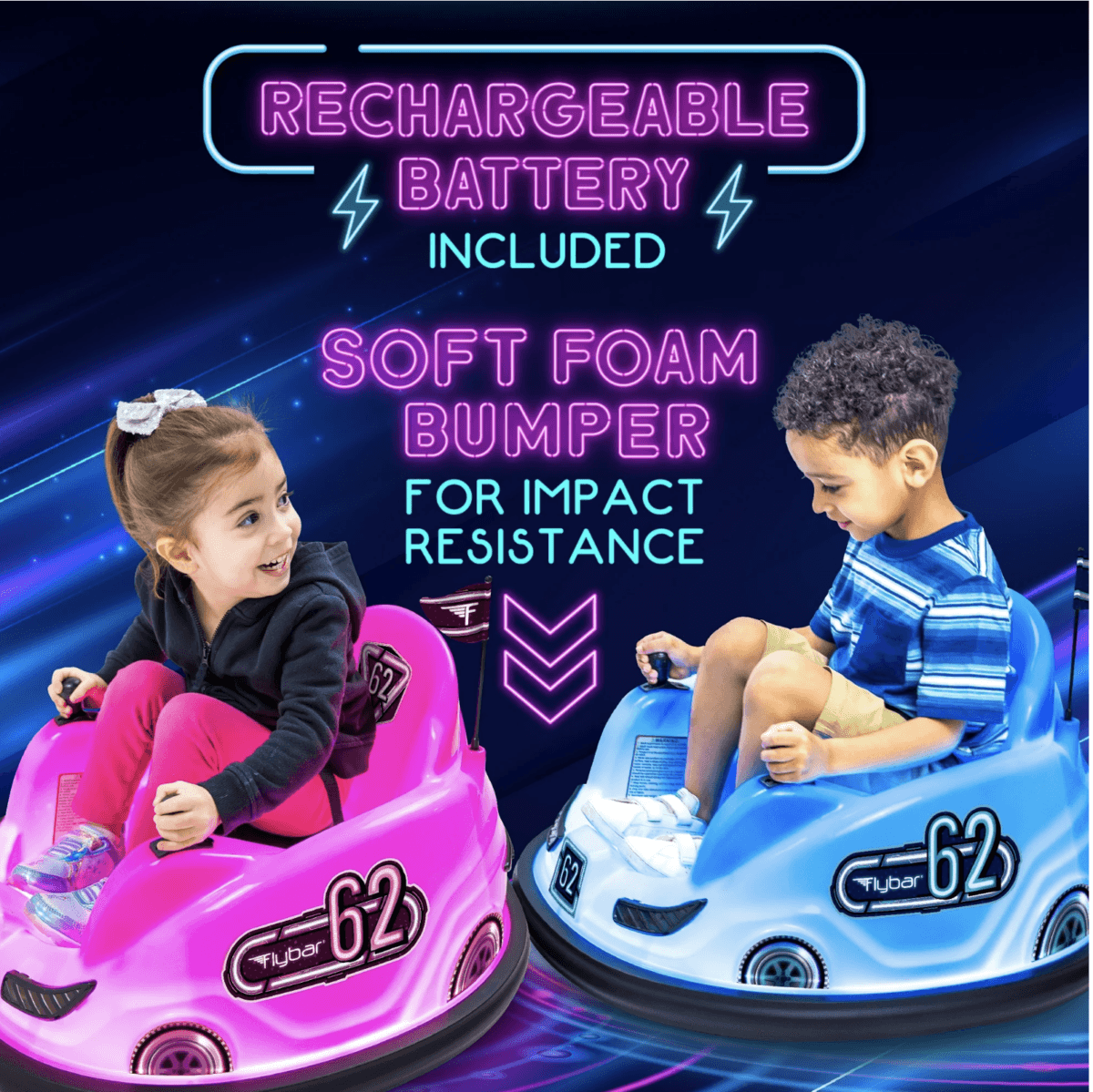 Bumper Car - 6V Pink