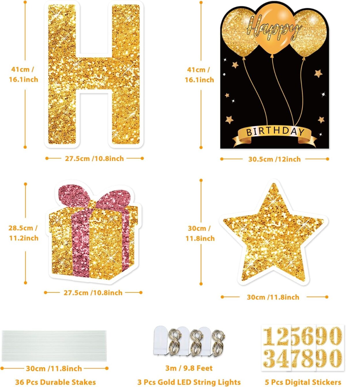 Yard Sign -Gold