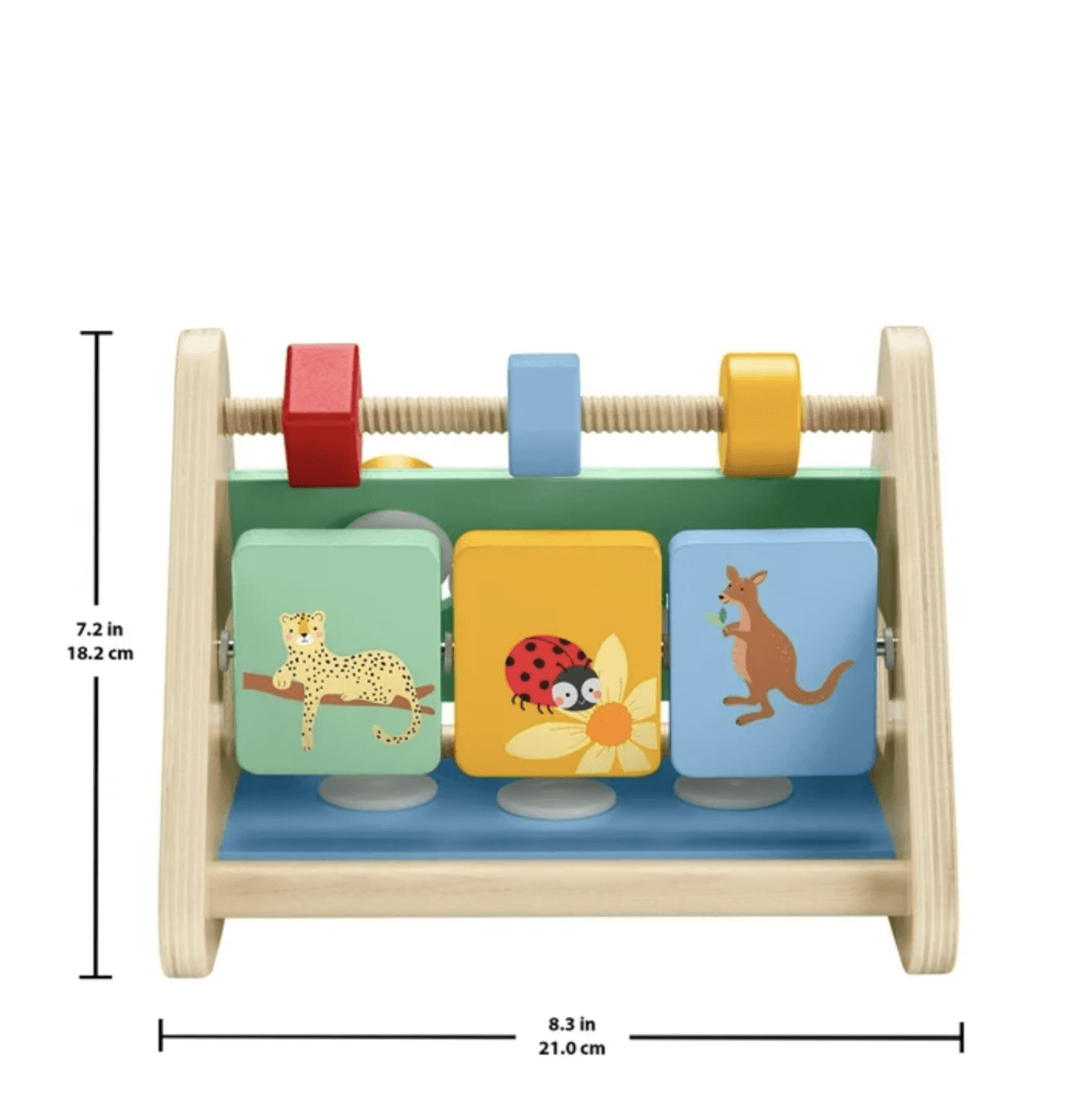Set of 2 - Wooden baby Toys