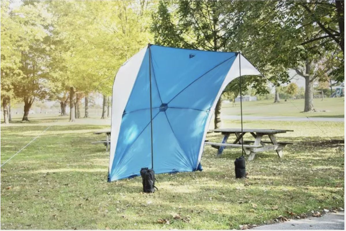 SUV Awning Shade Tent W/ Steel Poles